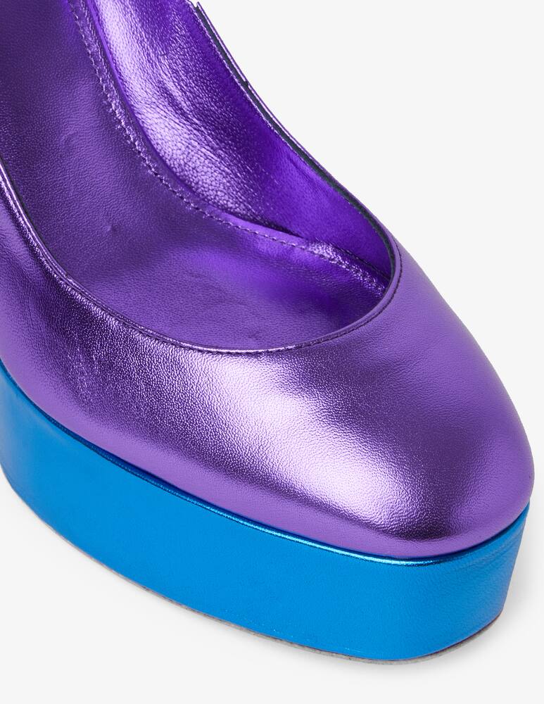 rinascente Bettina Vermillon Amy pump plateau bicolour - Violet