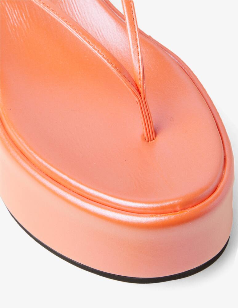 rinascente Bettina Vermillon Erika thong sandals