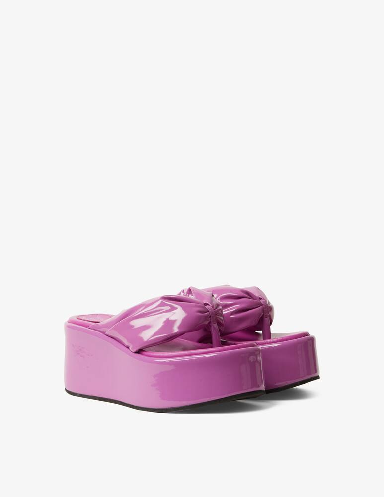 Bettina Vermillon Dolly platform thong sandals - picture 3 Bettina Vermillon Dolly platform thong sandals - picture 3