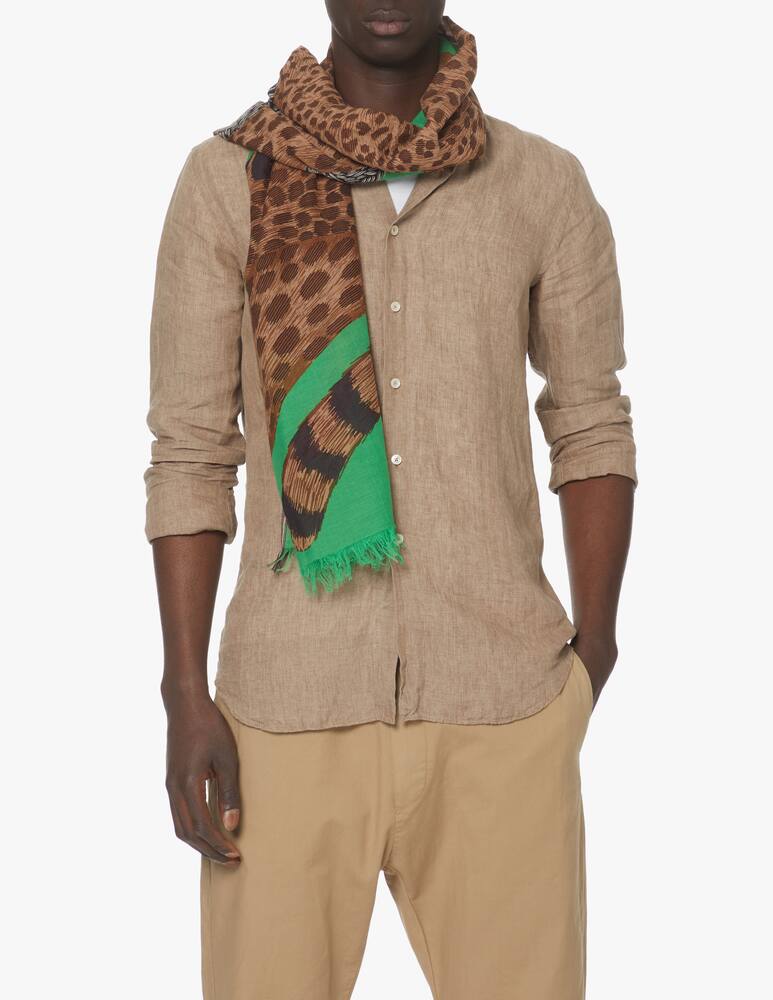 rinascente Inoui Editions Sciarpa safari 100x190 - verde