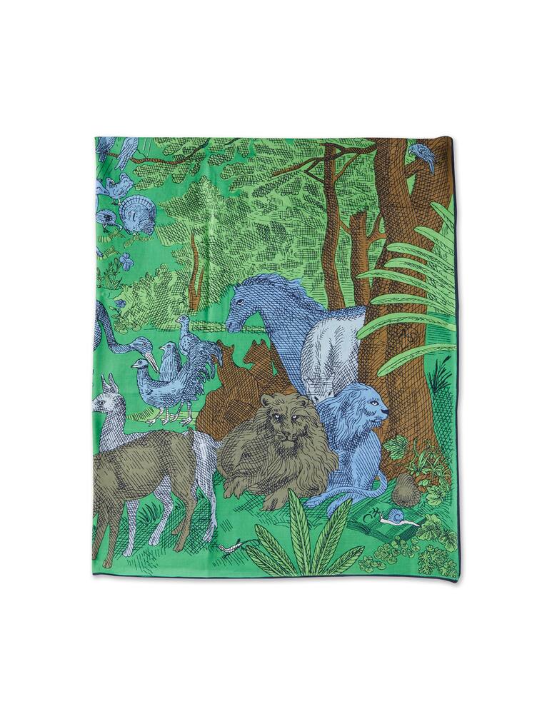 rinascente Inoui Editions Sciarpa paesaggio 100x190 - verde