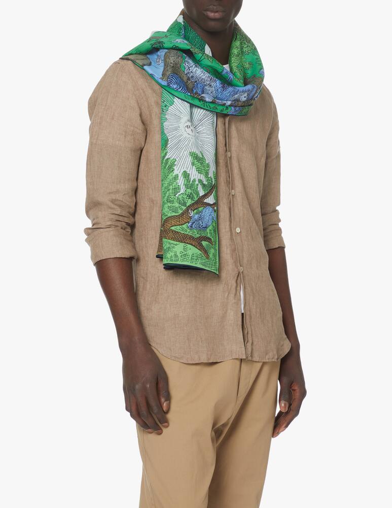 rinascente Inoui Editions Sciarpa paesaggio 100x190 - verde