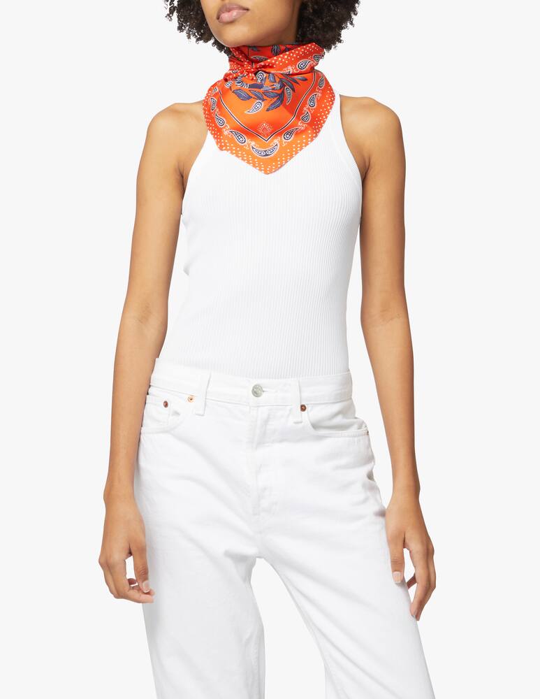rinascente Inoui Editions Zack squared foulard - orange