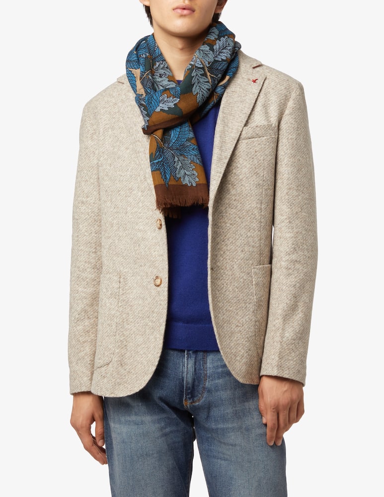 rinascente Inoui Editions Archimede wool scarf - Blue