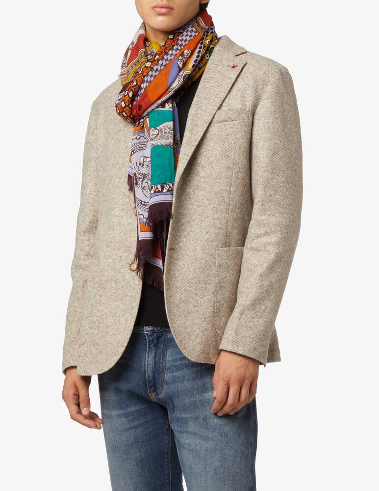 rinascente Inoui Editions Sciarpa barocco in lana - Arancione