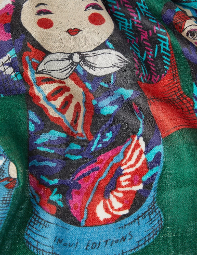 rinascente Inoui Editions Sciarpa Matrioska - Nero