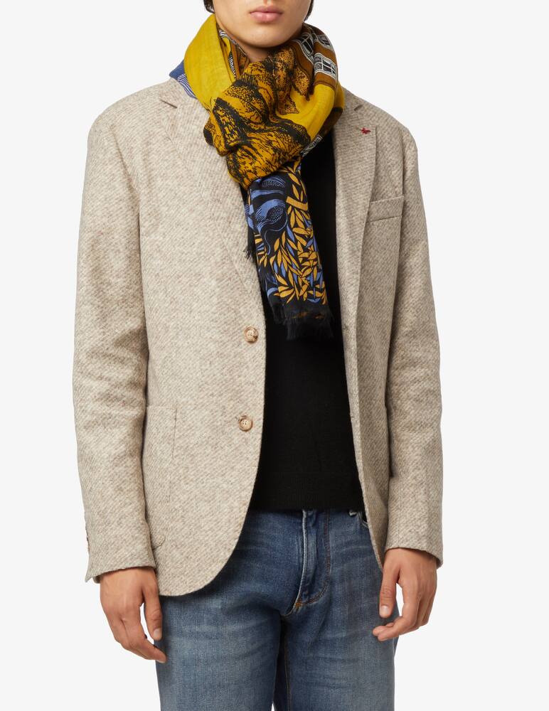 rinascente Inoui Editions Sciarpa odeon in lana - Blu