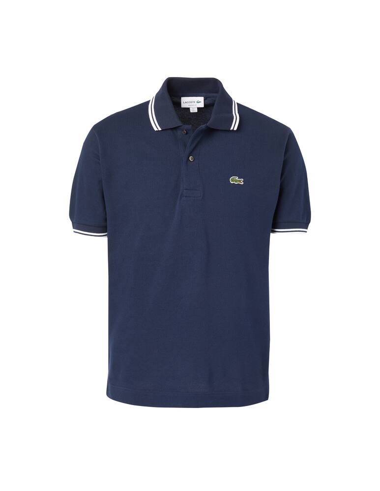 rinascente Lacoste Contrast short sleeve polo - blue
