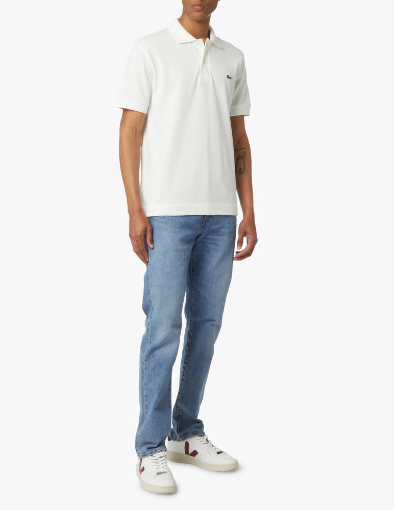 rinascente Lacoste Organic big cocco polo - white