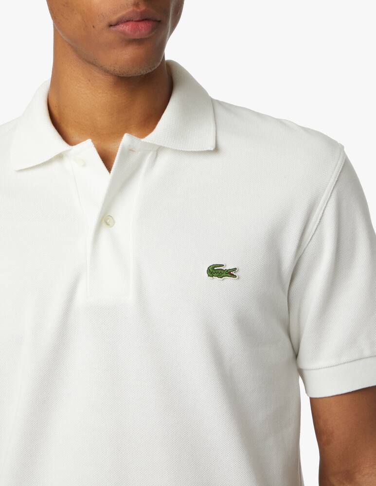rinascente Lacoste Organic big cocco polo - white