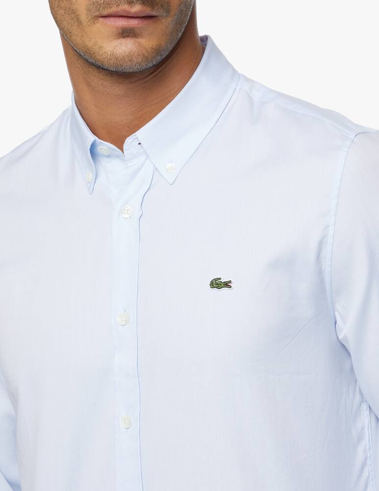 rinascente Lacoste Pinpoint botton down slim fit shirt