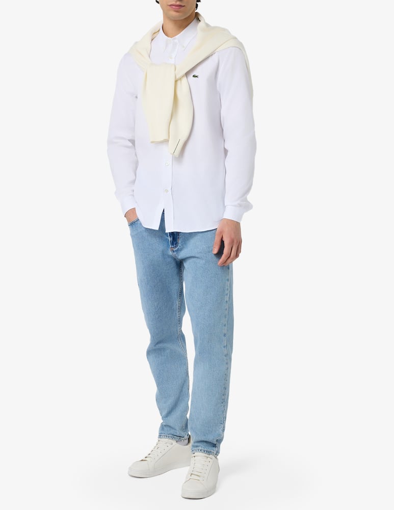 rinascente Lacoste Camicia slim fit pin point