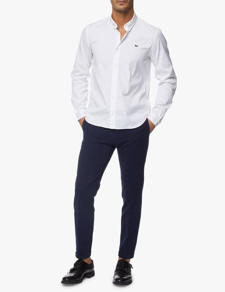 rinascente Lacoste Pinpoint regular shirt