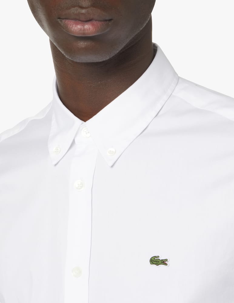 rinascente Lacoste Camicia regular manica lunga slimpinpoint 