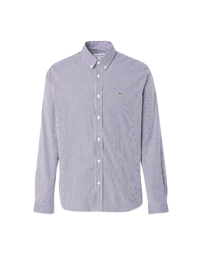 rinascente Lacoste Vichy pinpoint regular fit shirt 