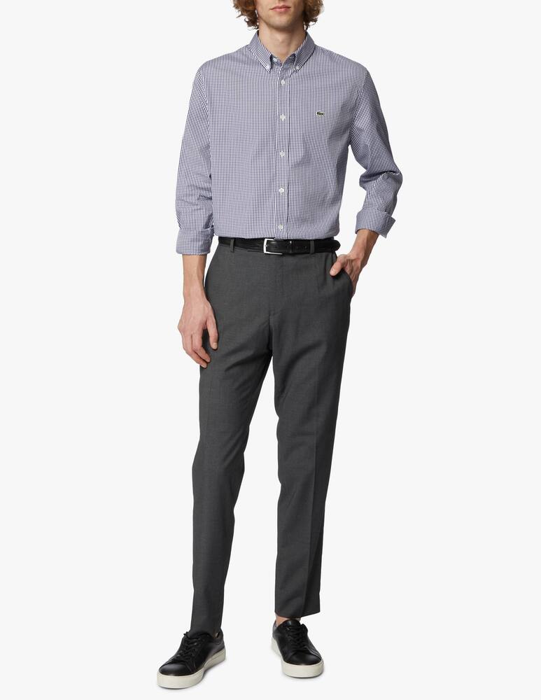 rinascente Lacoste Vichy pinpoint regular fit shirt 