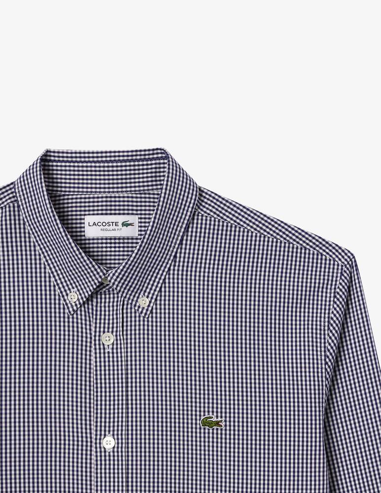 rinascente Lacoste Vichy pinpoint shirt
