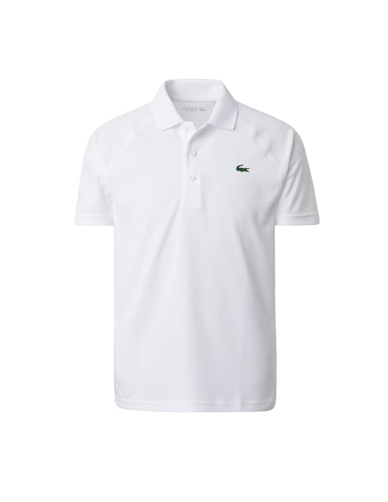 rinascente Lacoste Polo sport manica corta bordini - bianco