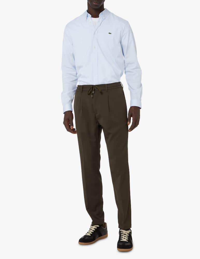 rinascente Lacoste Pinpoint button-down shirt