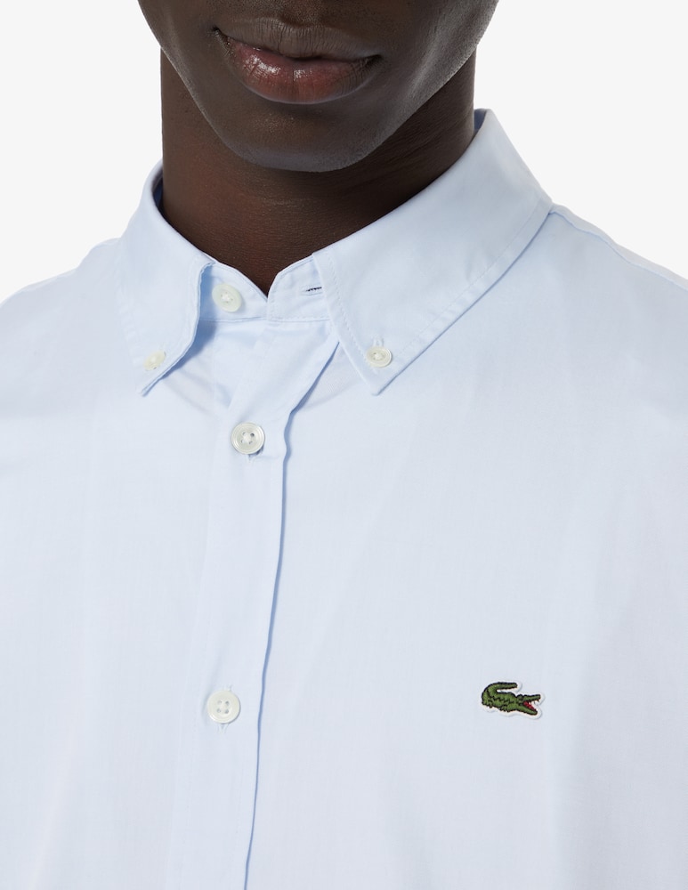 rinascente Lacoste Pinpoint button-down shirt