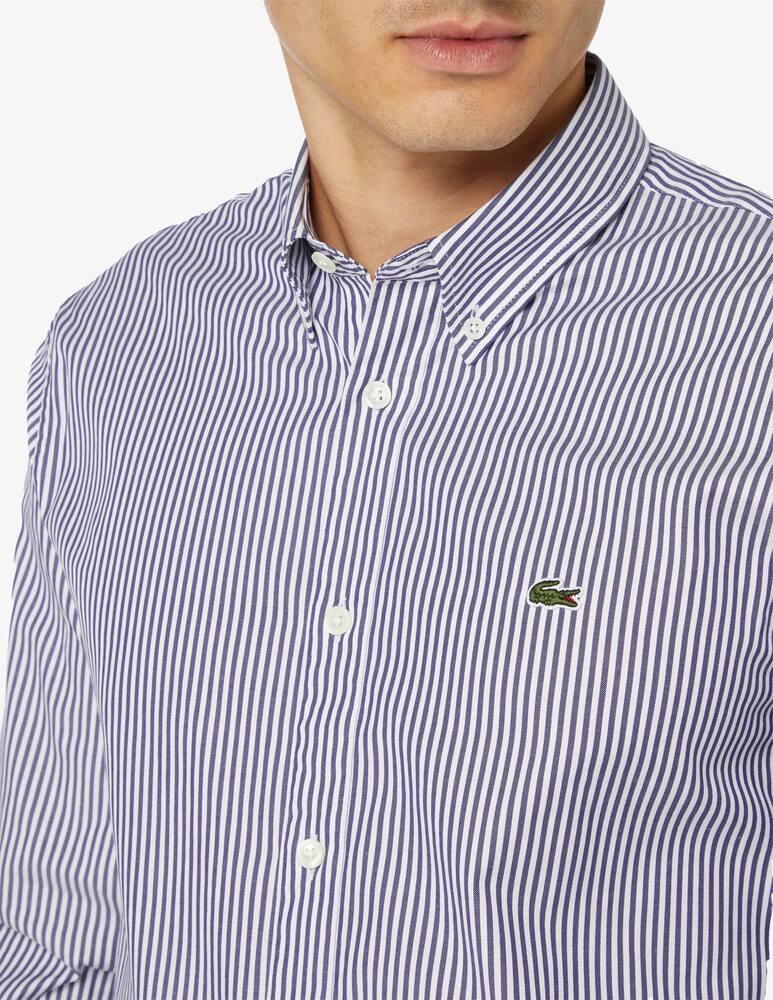 rinascente Lacoste Camicia pin point a righe