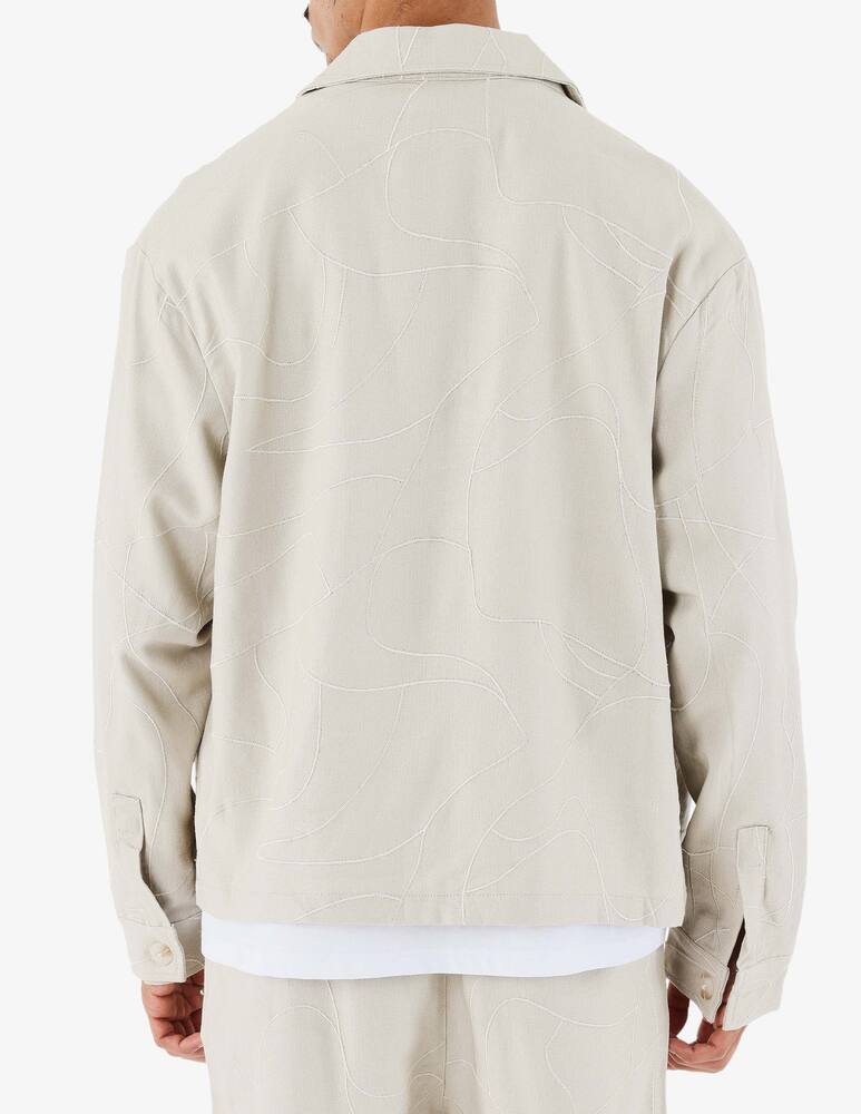 Project X Paris Camicia overshirt ricamata - immagine 3