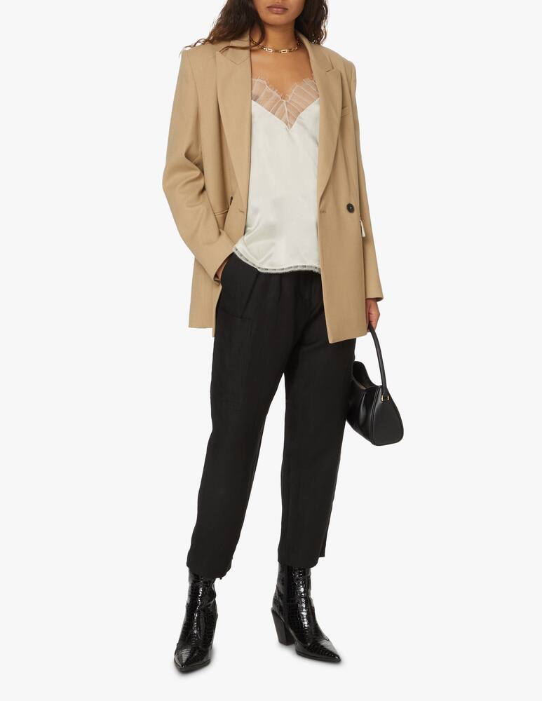 rinascente Iro Top in seta - beige