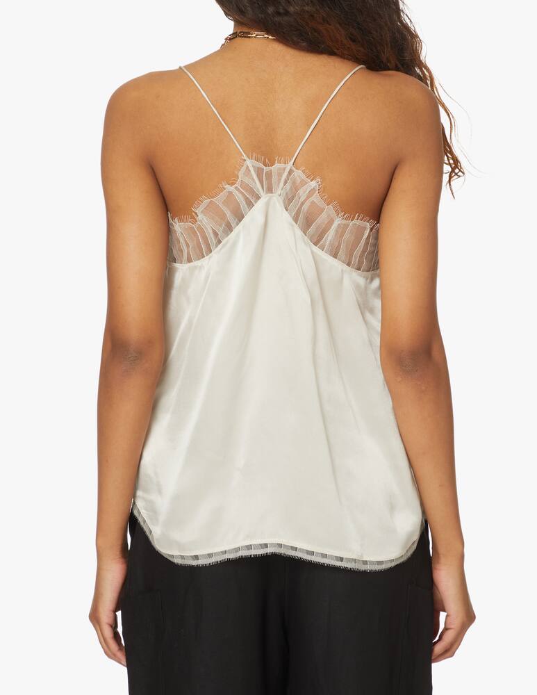 rinascente Iro Top in seta - beige