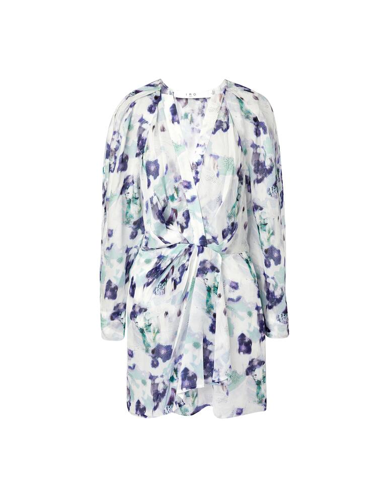 rinascente Iro Silk blend mini dress - white