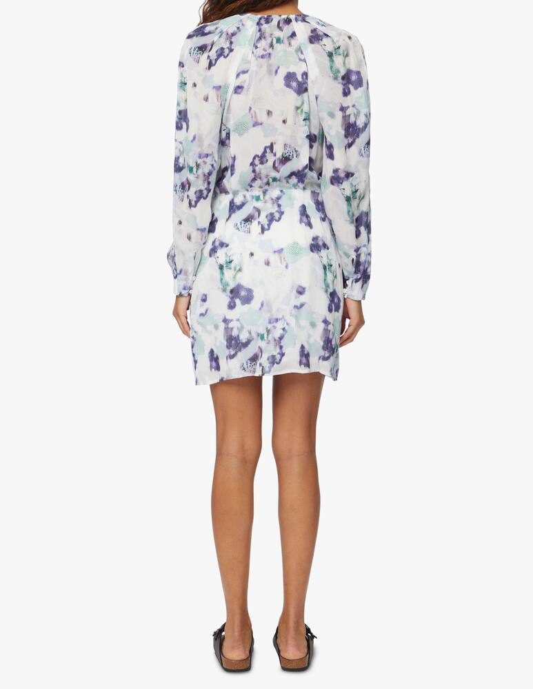 rinascente Iro Silk blend mini dress - white