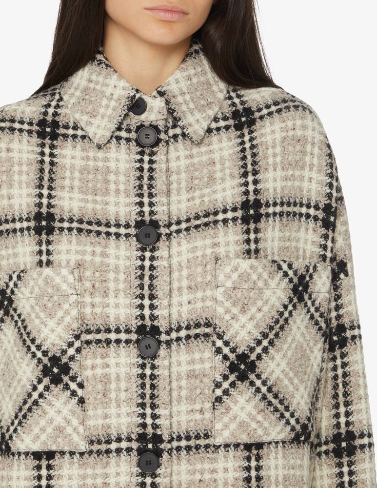 rinascente Iro Ramsey check print wool jacket - Beige