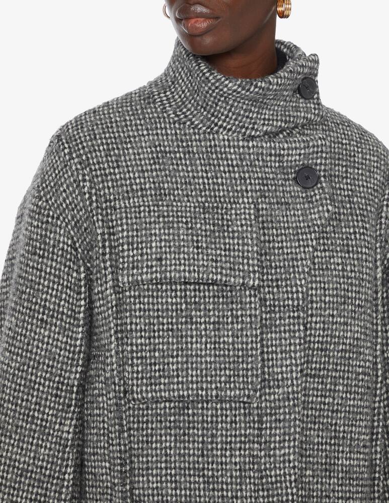 rinascente Iro Kachil wool bomber jacket with piedepul pattern - Grey