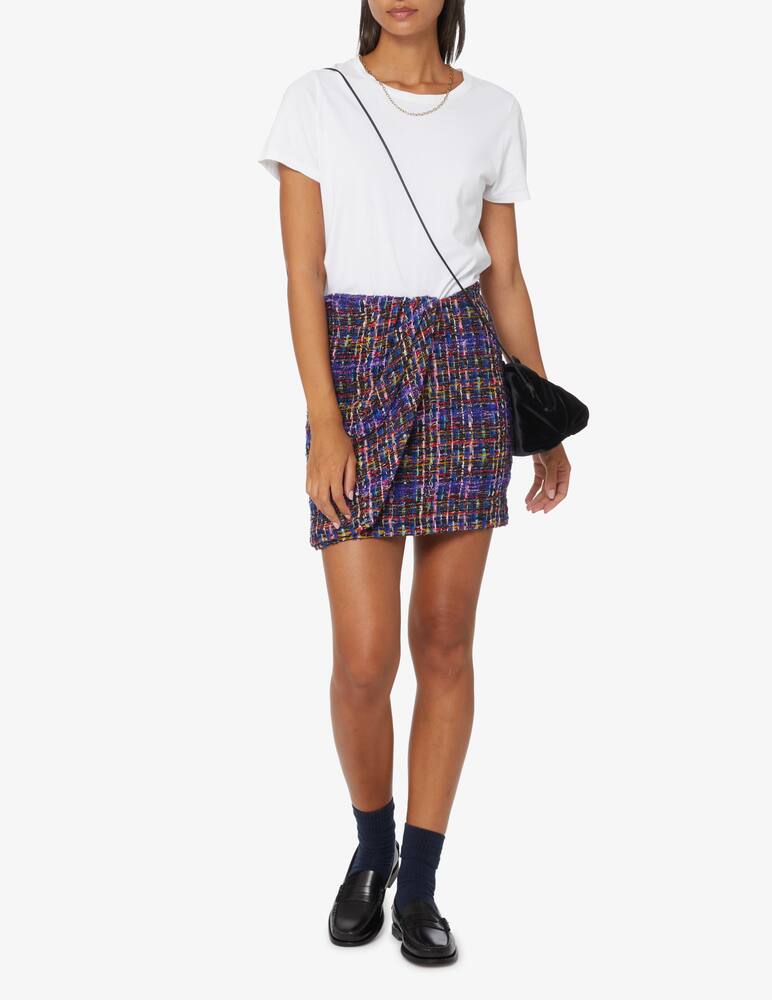 rinascente Iro Wakiza boucle wool blend mini skirt - Multi