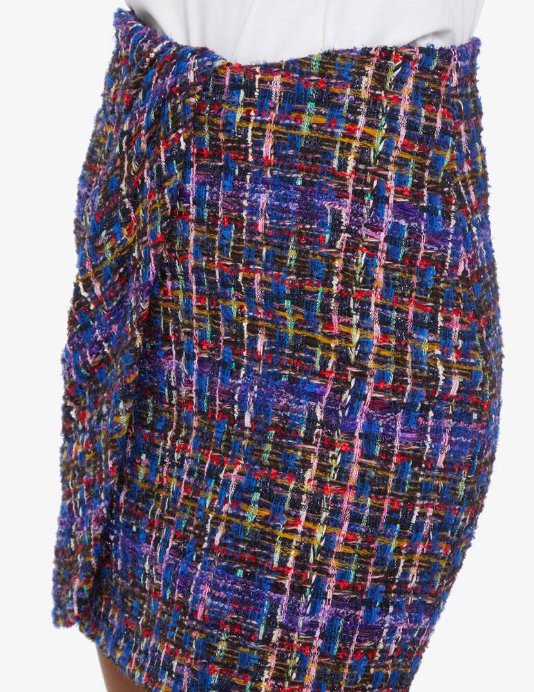 rinascente Iro Wakiza boucle wool blend mini skirt - Multi