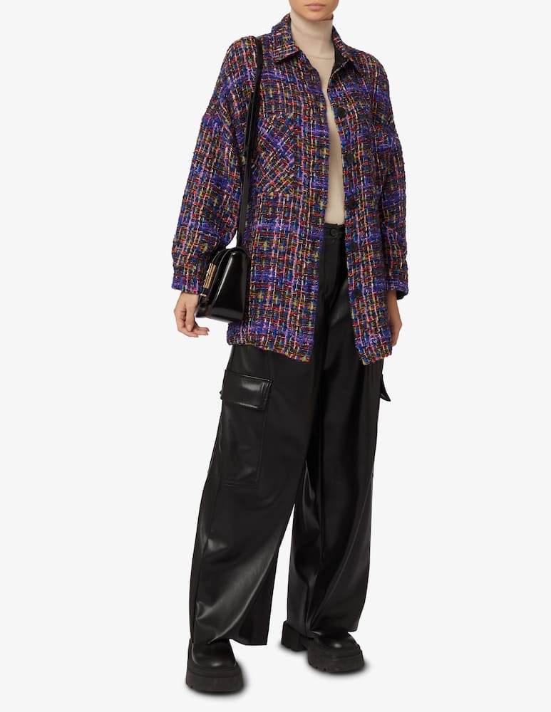 Iro Camicia in lana boucle Wilson - Multicolor - immagine 2