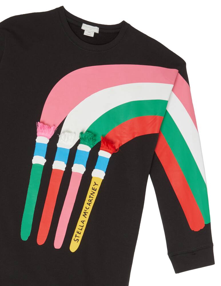 rinascente Stella McCartney Vestito in felpa con arcobaleno