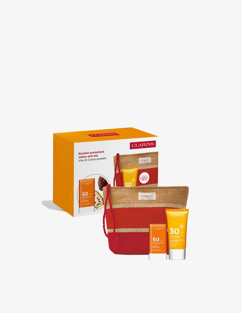 rinascente Clarins Anti-aging suncare routine