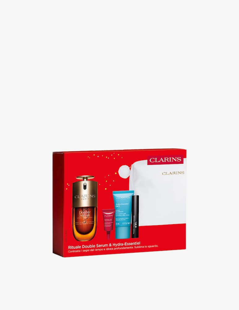 rinascente Clarins Ritual Double Serum & Hydra-Essentiel Gift Set