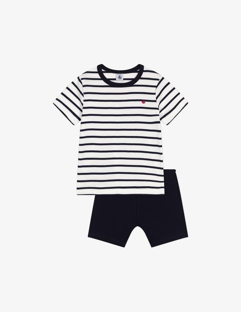 Petit Bateau Set pigiama righe mariniere - immagine 1