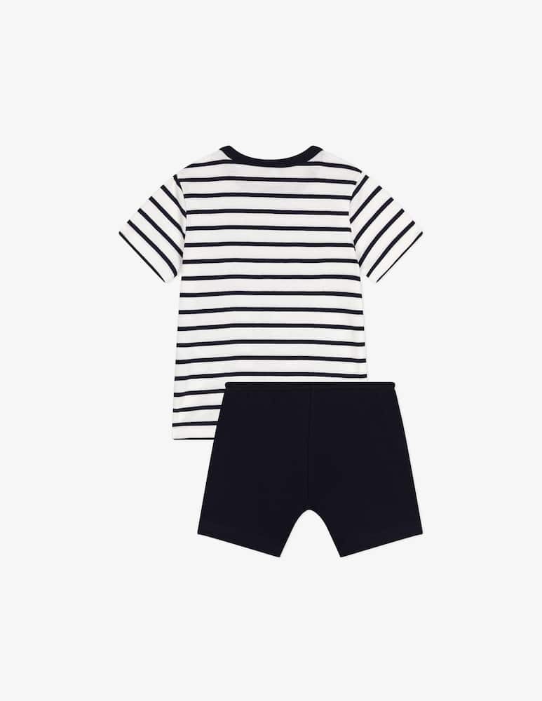 Petit Bateau Set pigiama righe mariniere - immagine 2