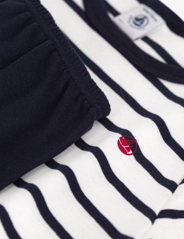 Petit Bateau Set pigiama righe mariniere - immagine 3