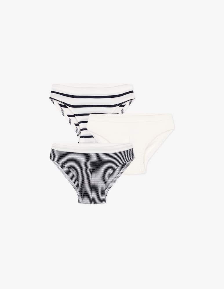 rinascente Petit Bateau Striped briefs set 3