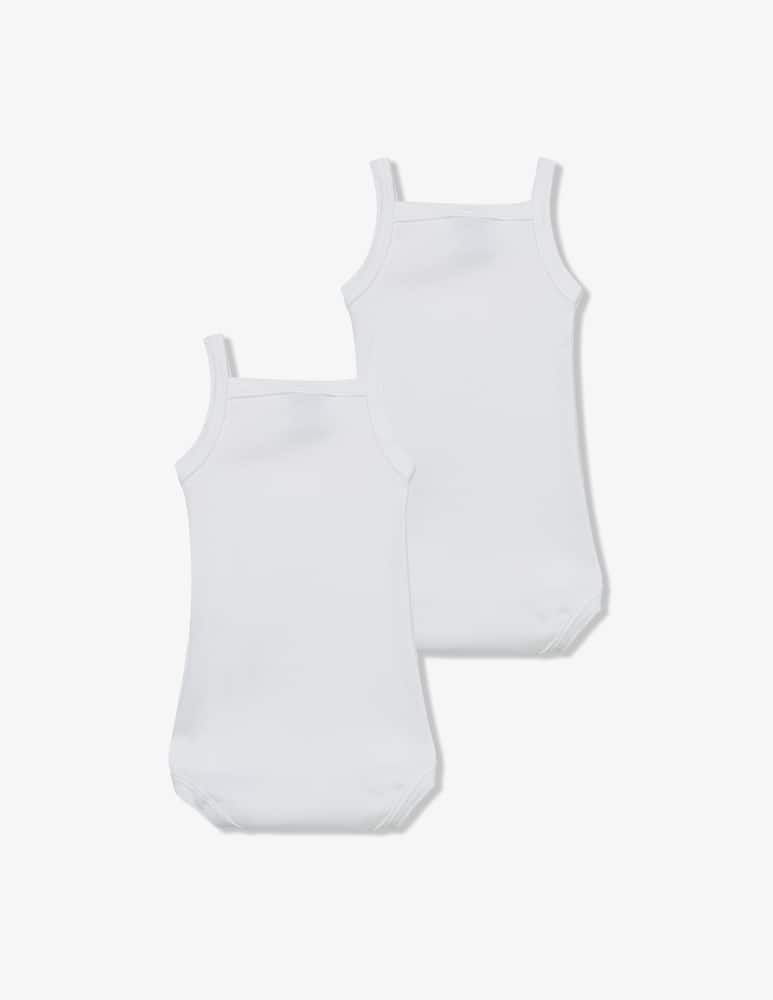 Petit Bateau Body a bretelle pack 2 - immagine 2 Petit Bateau Body a bretelle pack 2 - immagine 2