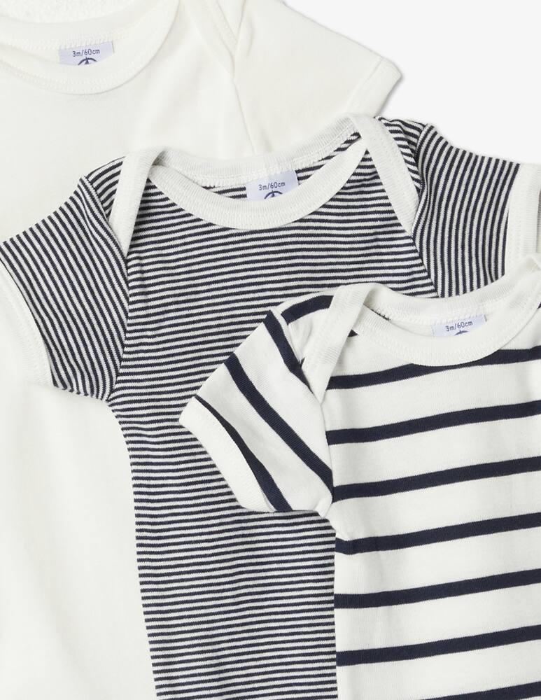 rinascente Petit Bateau 3 body a maniche corte