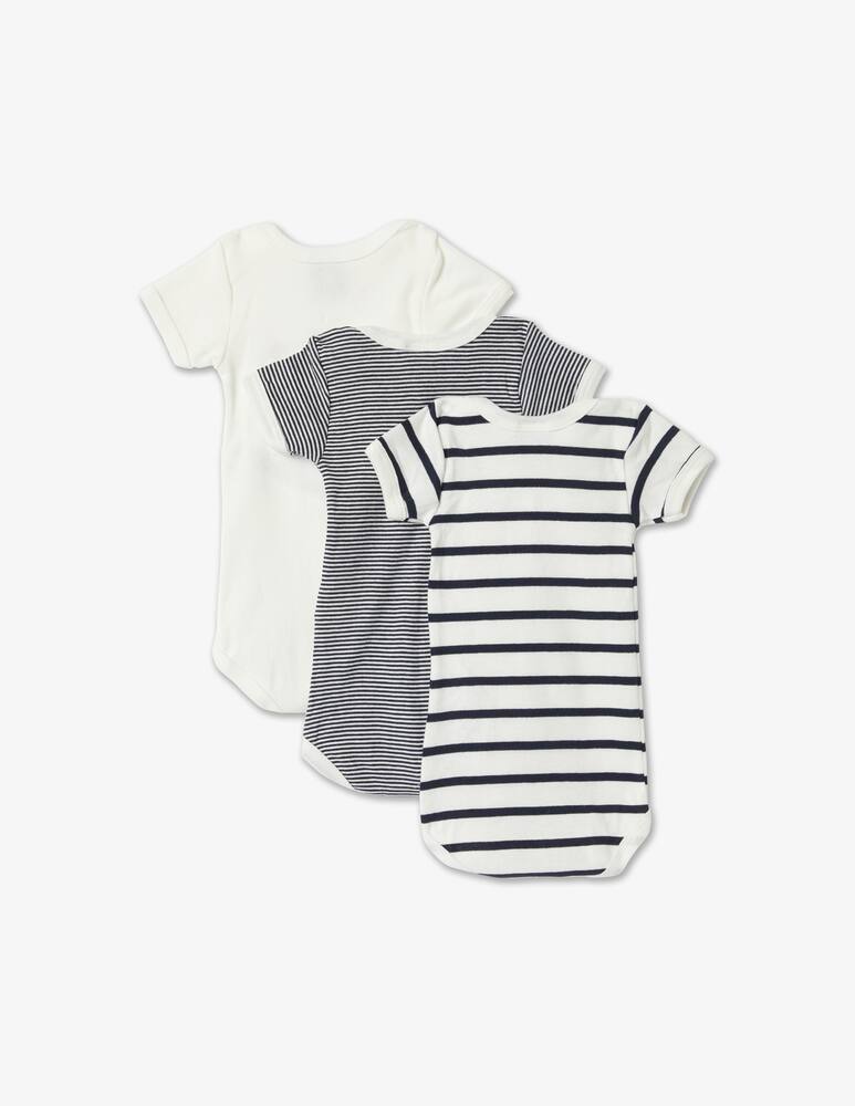rinascente Petit Bateau 3 body a maniche corte
