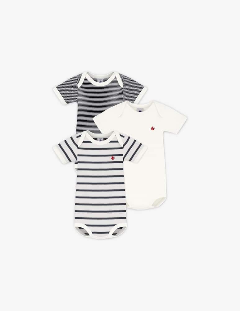 rinascente Petit Bateau Short-sleeved bodysuit set 3