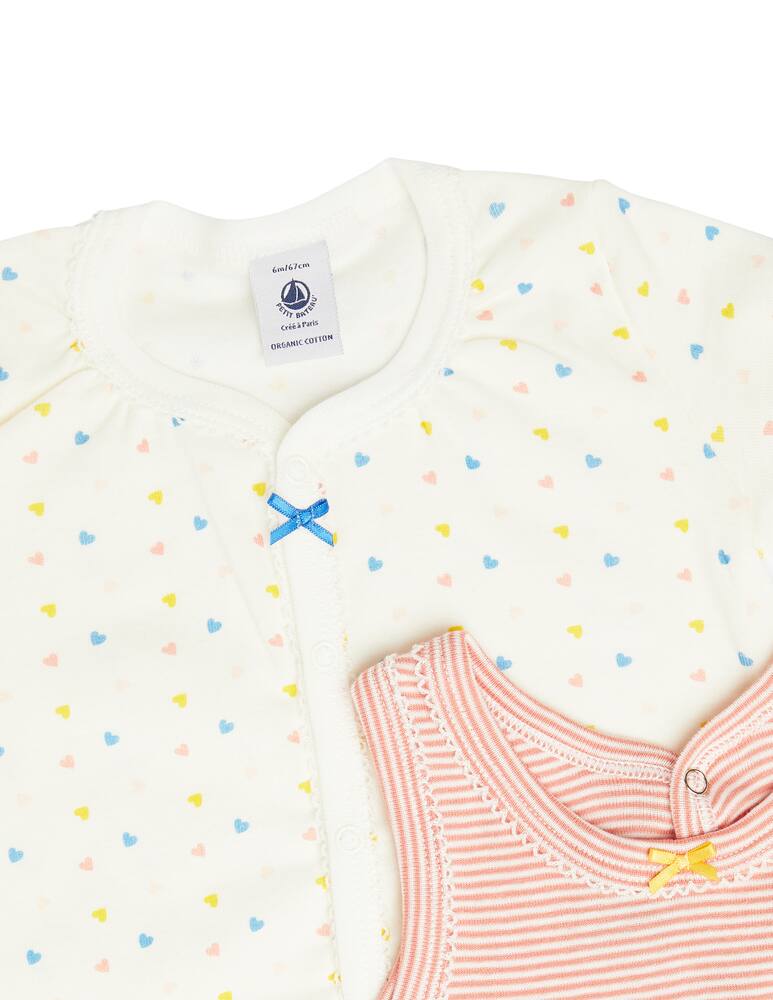 rinascente Petit Bateau Pack set 2 combic bodysuit - Multicolor