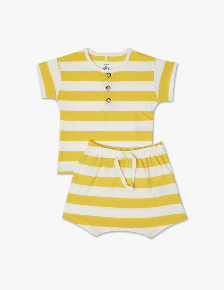 rinascente Petit Bateau Ensemble dress - Giallo