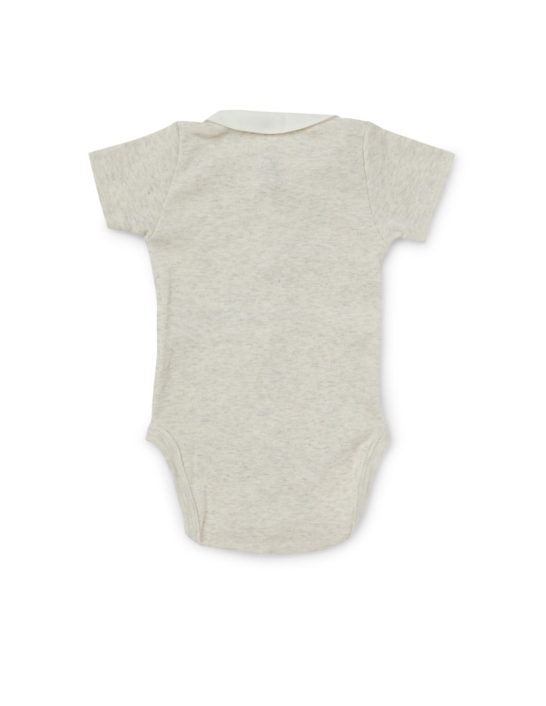 rinascente Petit Bateau Short sleeve bodyuit - Grigio