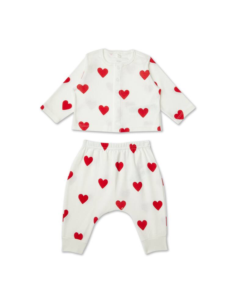 rinascente Petit Bateau Ensemble dress - Rosso